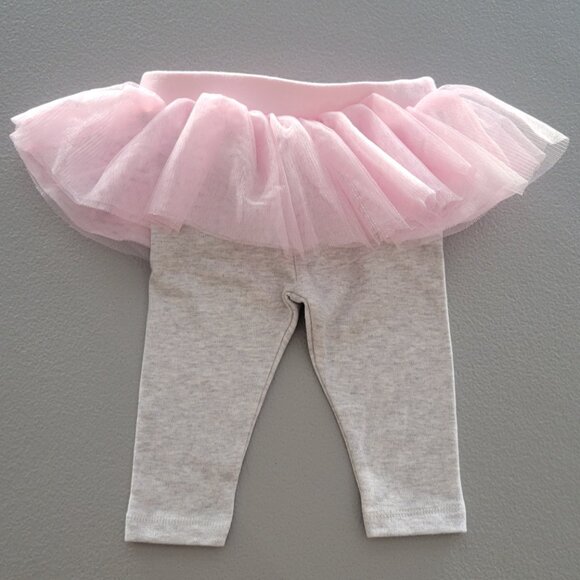 Cloud Island Baby Girl 2 piece Set Long Sleeve Bodysuit Pink Sparkle Tutu Pants - Picture 6 of 7